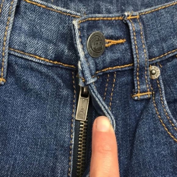 NWT Cheap Monday Low Zip Blue Jeans - Picture 3 of 9